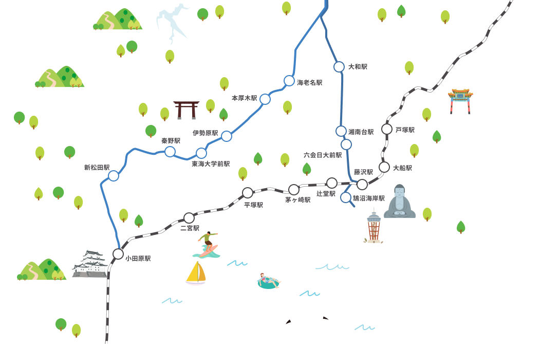 イラストマップ背景